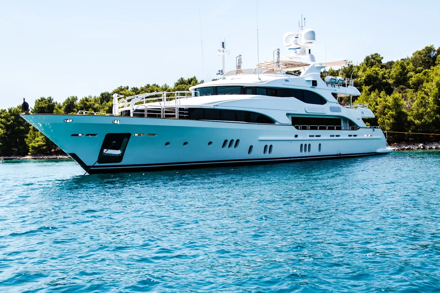 Luxury yacht activation during Monaco Grand Prix weekend