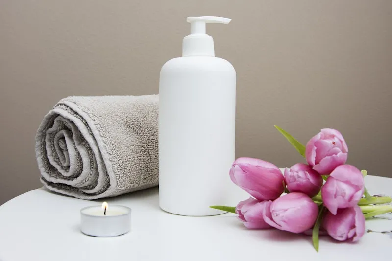 Wellness campaign with spa and relaxation products